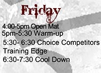 Friday Schedule - WCFT