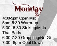 Monday Schedule - WCFT