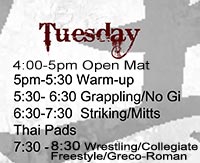 Tuesday Schedule - WCFT