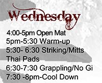 Wednesday Schedule - WCFT